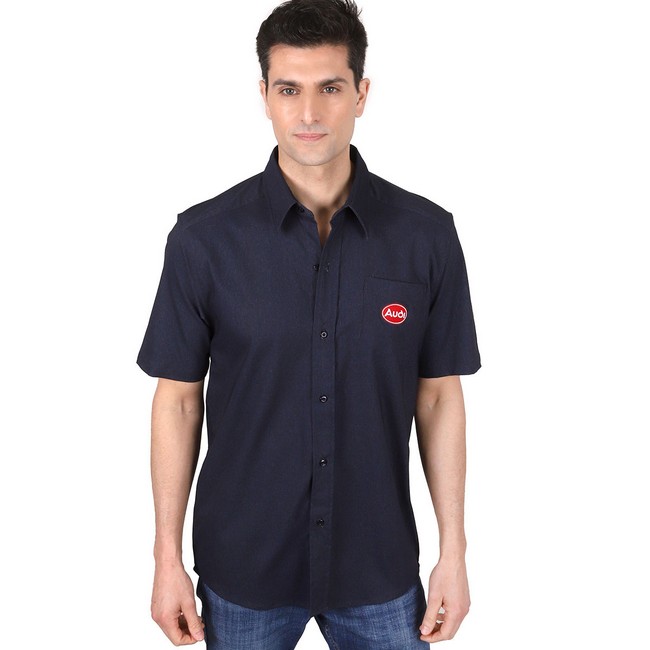 Stretch Denim Shirt - Mens