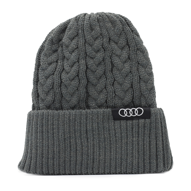 Cable Knit Cuffed Beanie
