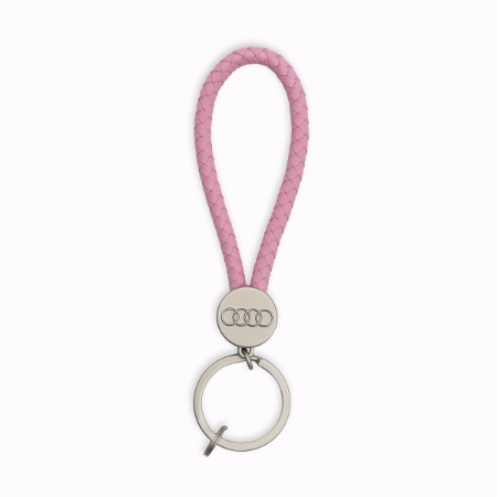 Braided Leather Lob Keytag product image