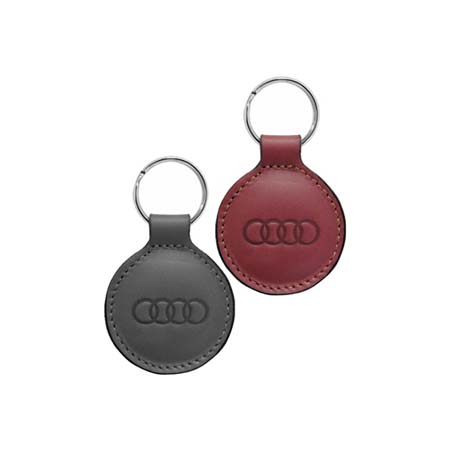 Round Leather Keytag product image