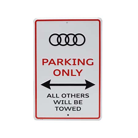 Audi Parking Only Sign product image