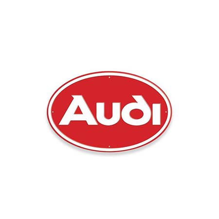 Audi Oval Metal Sign product image