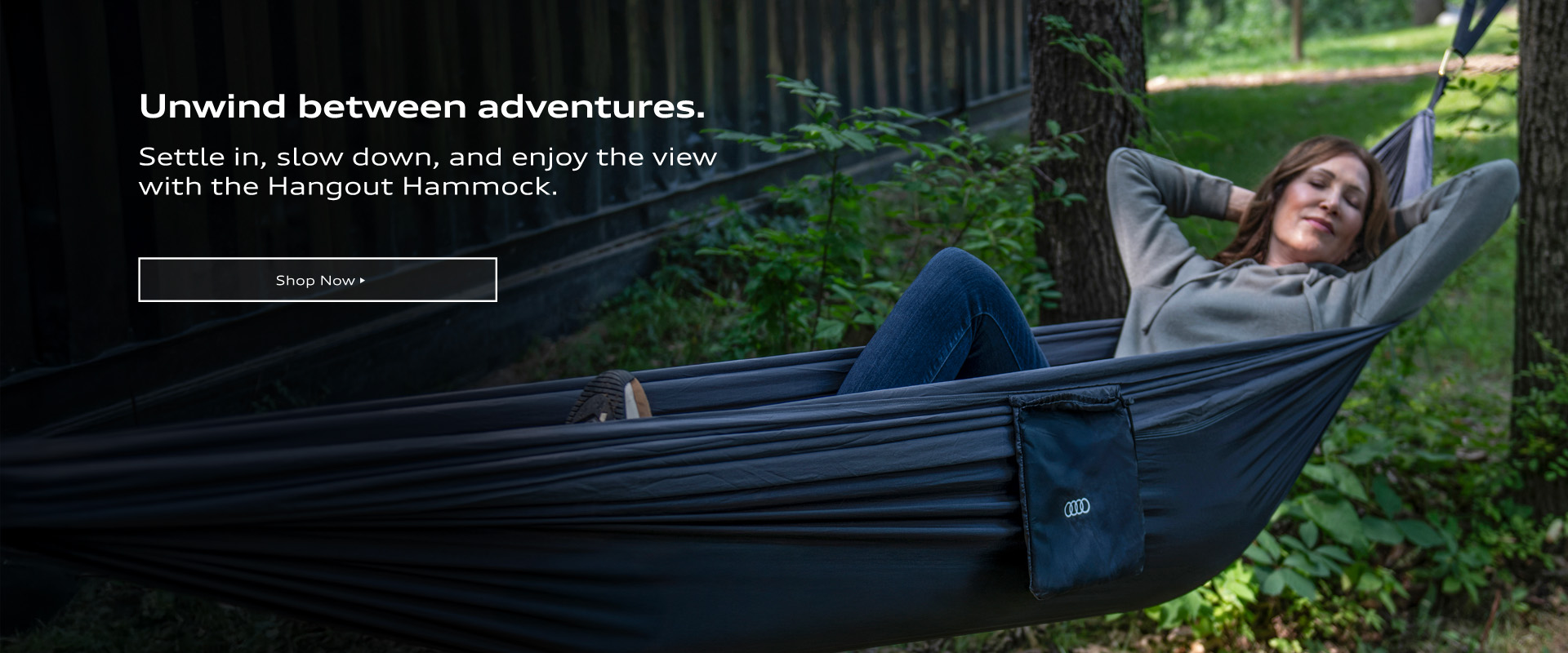 Audi Outdoor Camping Awareness banner