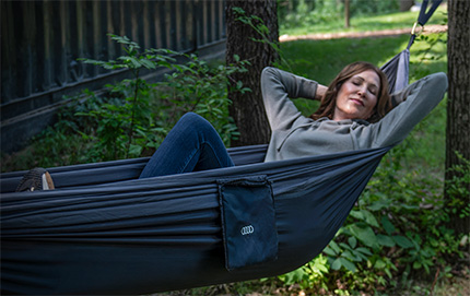 Audi Outdoor Camping Awareness banner